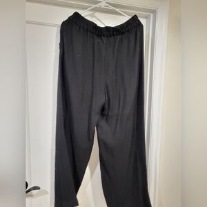 Madewell Straight Leg Crepe Pull On Pants